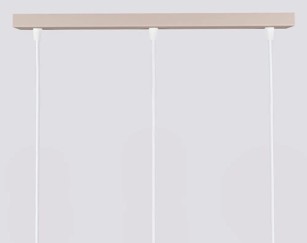 Lampadario grigio tortora in metallo Gleam – Sollux