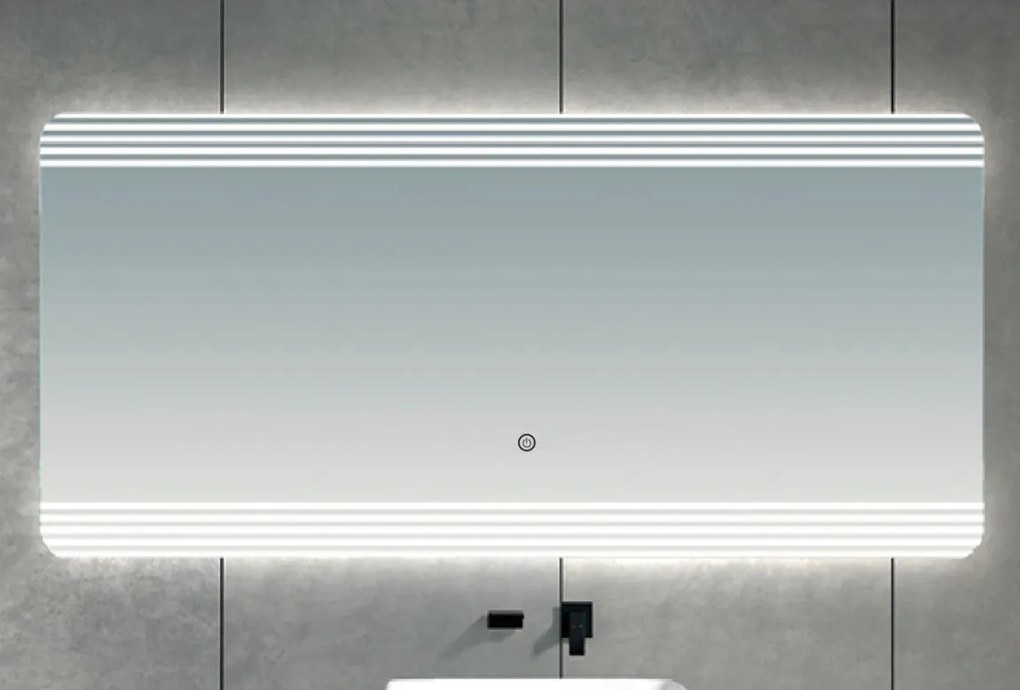 Brilagi - Specchio da bagno LED MELZO LED/30W/230V 60x90 cm IP44 CRI 90 dimmerabile + CCT