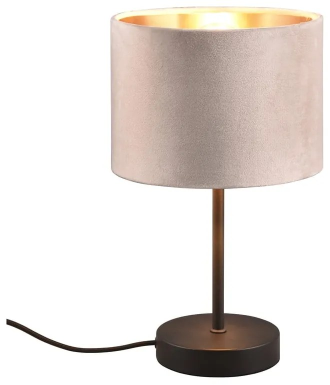Lampada da tavolo nera e beige (altezza 33 cm) Julieta - Trio