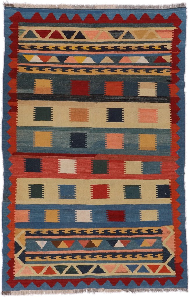 Kilim Tappeto 190x300 (Iran) Tessuto A Mano