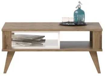 Tavolino IONIS 40x90 cm marrone/bianco