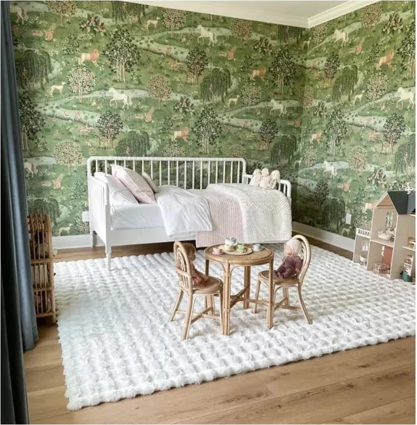 Tappeto bianco lavabile 150x230 cm Bubble White - Mila Home