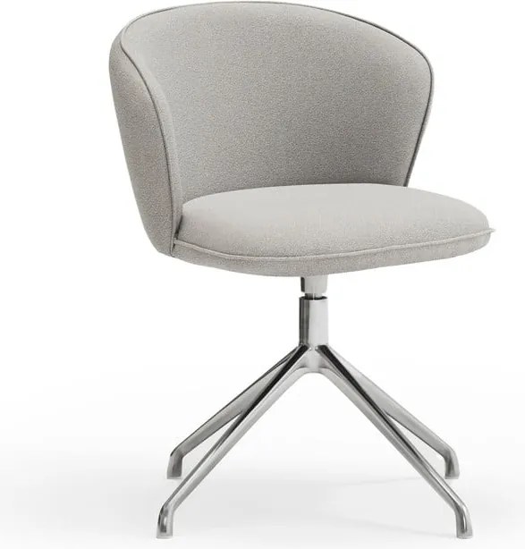 Set di sedie da pranzo grigio chiaro in imbottito 2 pz Add – Teulat