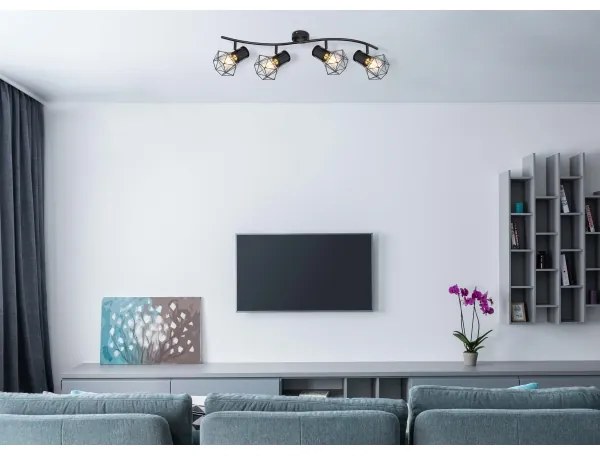 Globo 54017-4 - Luce Spot PRISKA 4xE27/40W/230V