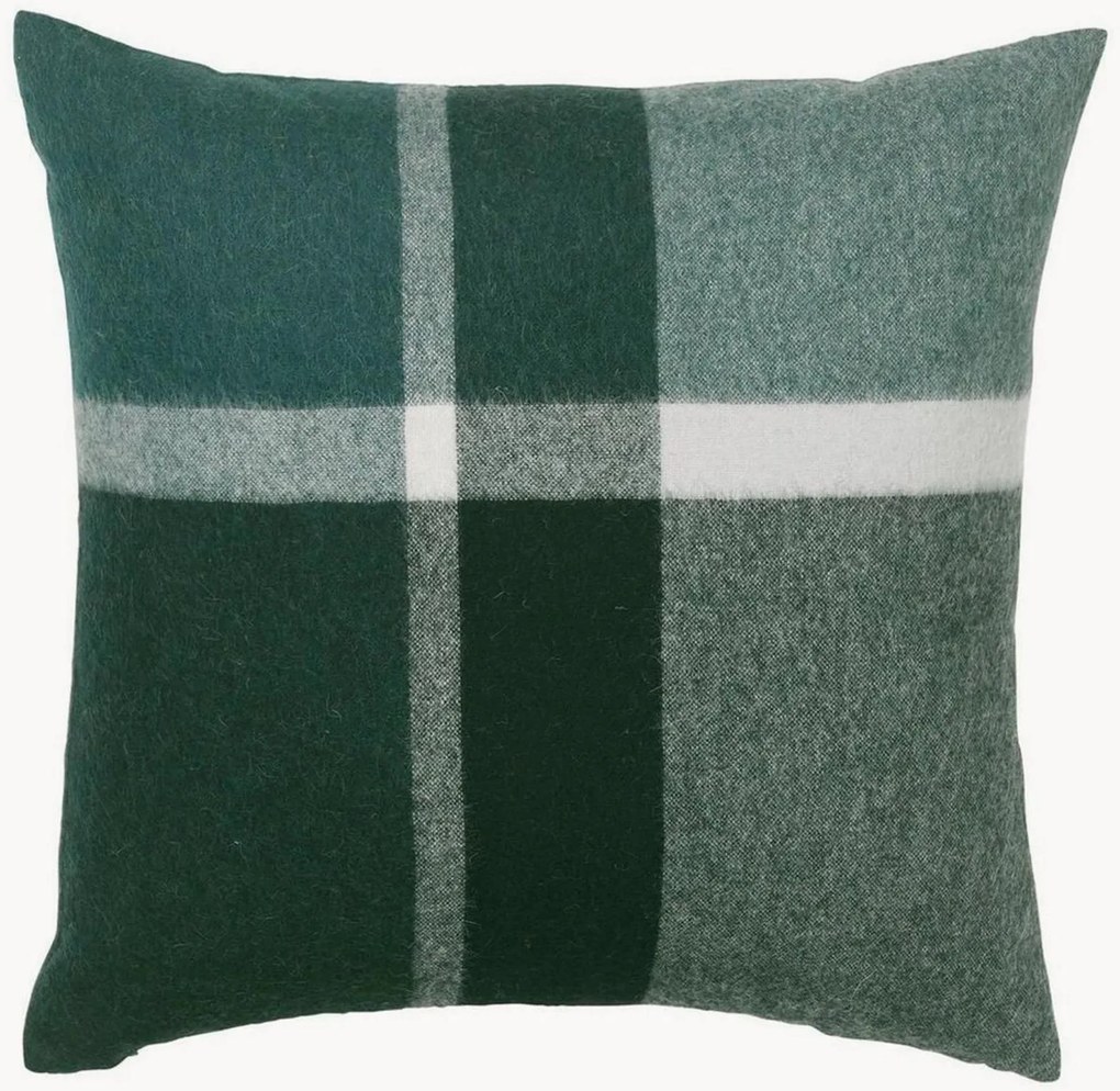 Copricuscino reversibile in lana di alpaca Manhattan