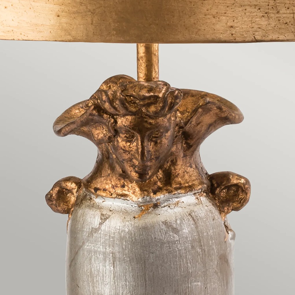 Lampada Da Scrivania Contemporanea Bienville Acciaio Oro 1 Luce E27