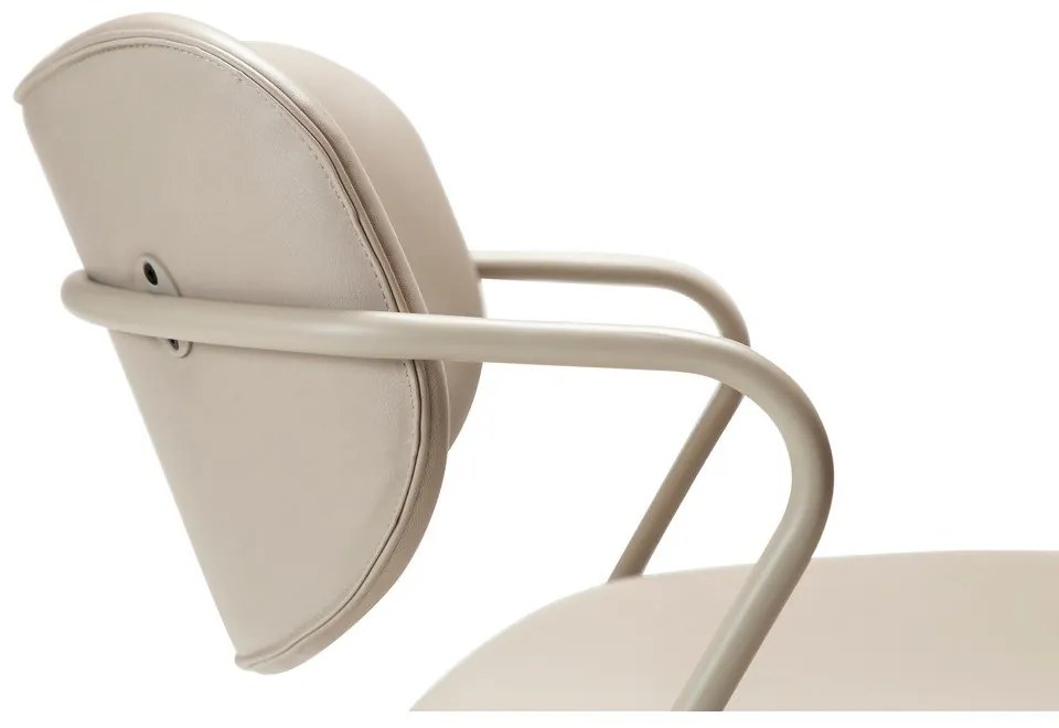 Poltrona in similpelle beige Zed - DAN-FORM Denmark