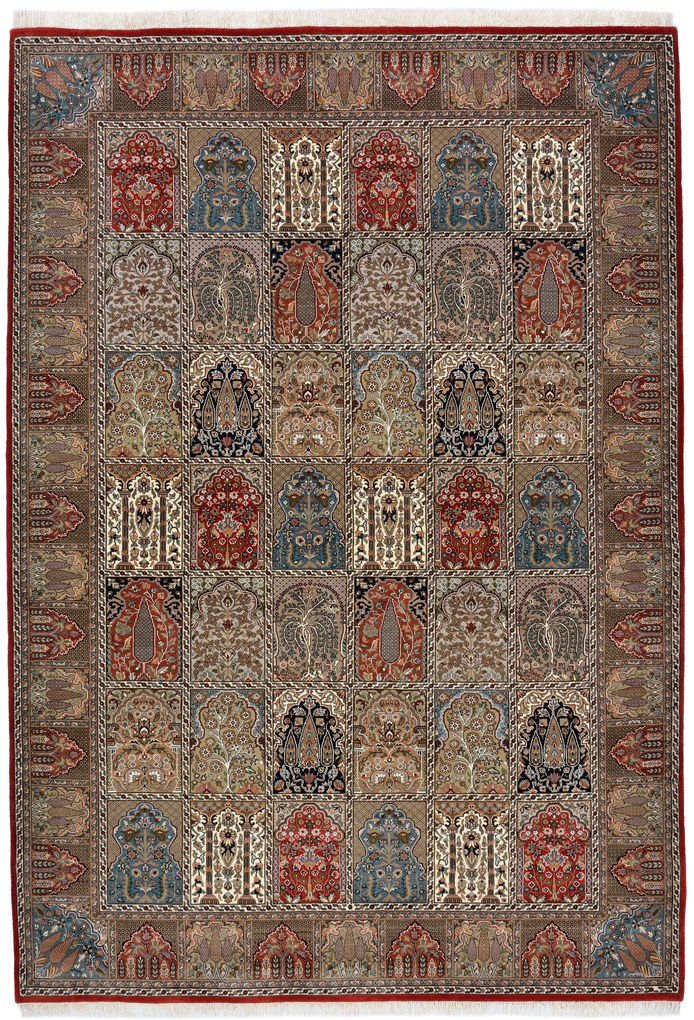 Ghom Tappeto orientale 310 x 210 (Indian) Annodato A Mano