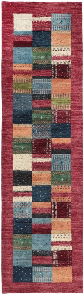 Loribaft Tappeto 80x300 (Indian) Annodato A Mano