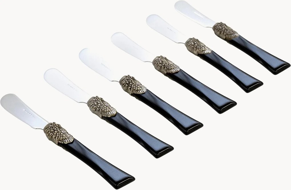 Set di 6 spalmaburro Syrah