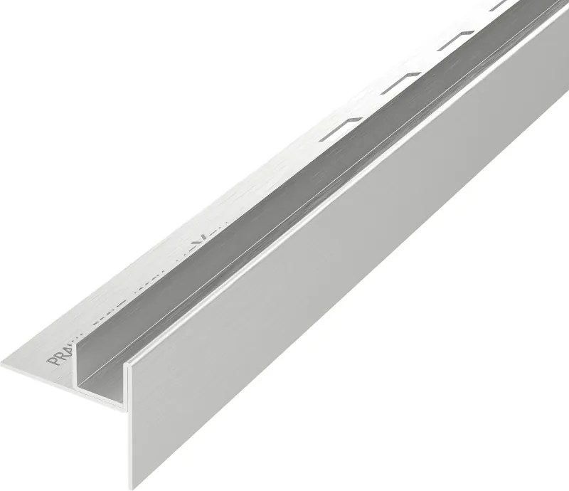 Mexen Line-B listello inclinato per vetro 120 cm destro, inox - 181004120R