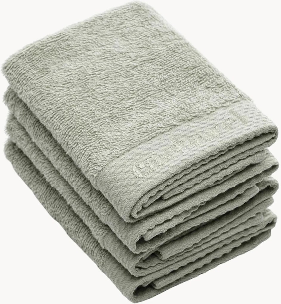 Set di 4 panni viso in cotone Simply Bath