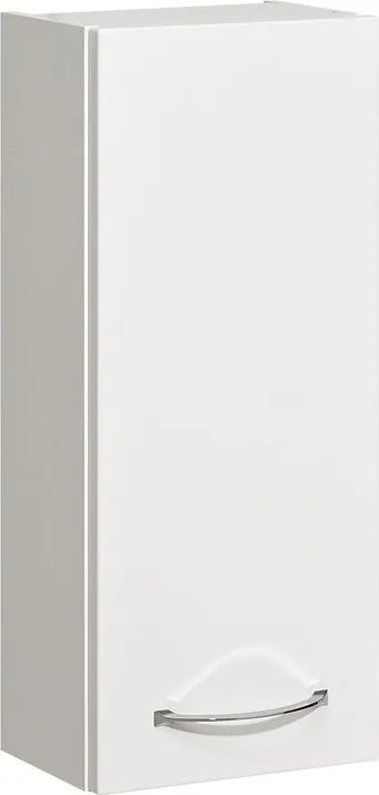 Pensile bagno Solitaire acero in truciolare PELIPAL, 1 anta apertura da destra P 22 x L 30 x H 70 cm