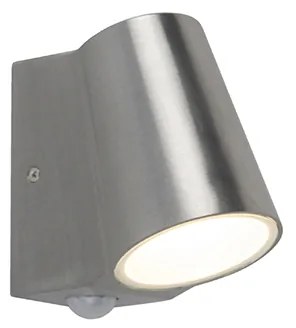 Lampada da esterno in alluminio con sensore di movimento incl. LED - Uma