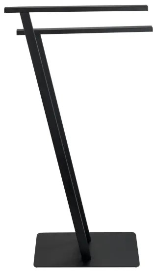 WENKO 24396100 - Porta asciugamani LIRIO 20x40 cm nero