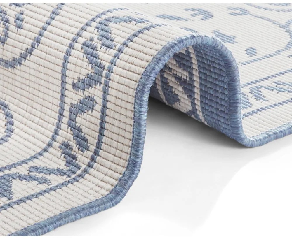 Tappeto da esterno blu e crema , 80 x 150 cm Leyte - NORTHRUGS