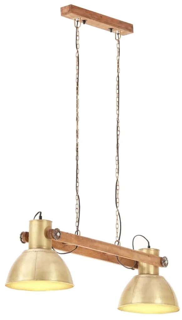 Lampada A Sospensione Industriale 25 W Ottone 109 Cm E27 /