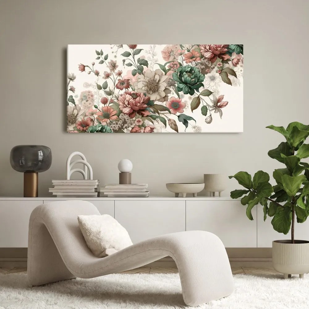 Quadro su tela – Giardino in fiore