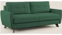 Divano Letto 2 Posti 168x97x96 cm in Tessuto Verde