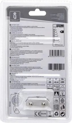 Aigostar - LED RGB Luce notturna con sensore LED/0,5W/230V sun