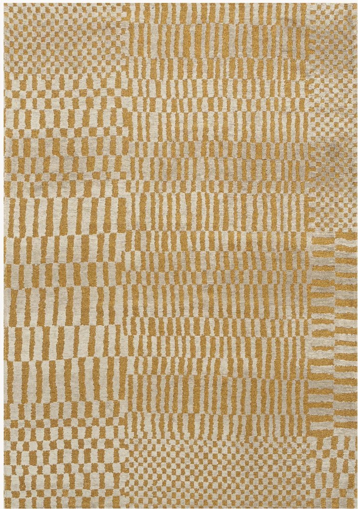 Tappeto jacquard lavabile da interno-esterno Berber