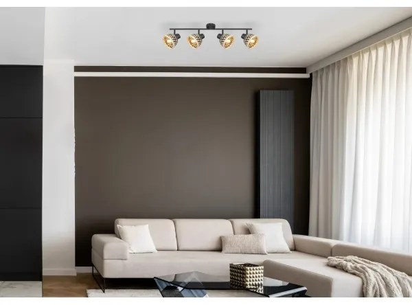 Globo 15767-4 - Faretto COLLY 4xE27/15W/230V