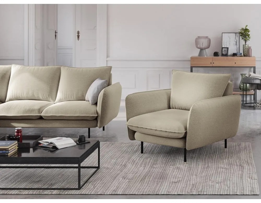 Poltrona beige Vienna - Cosmopolitan Design