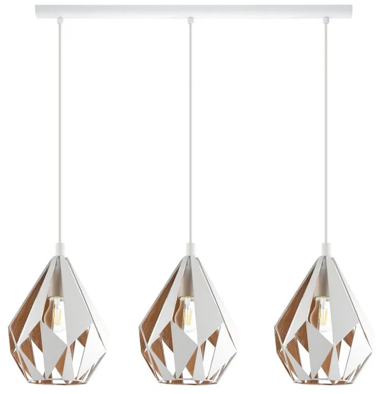 Lampadario Design Carltonmet oro 3x E27 EGLO