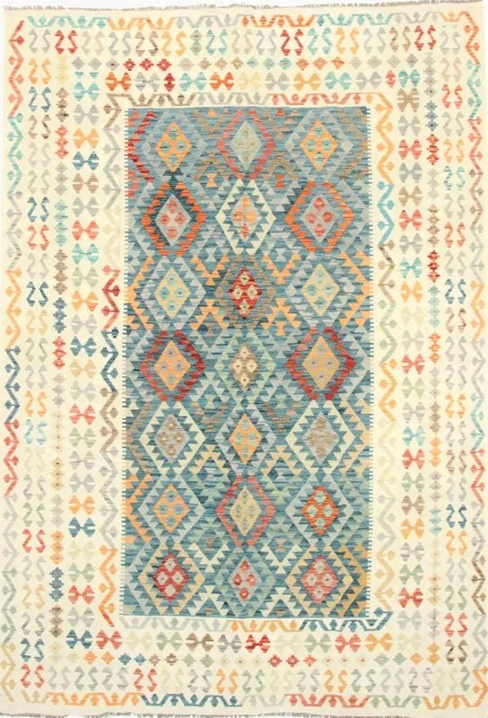 Kilim Tappeto orientale 350 x 250 (Afghanistan) Annodato A Mano