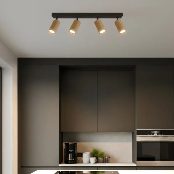 Brilagi - Faretti LED RGBW dimmerabili SELE MODERN 4xGU10/6,5W/230V Wi-Fi dorato