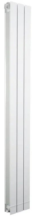 Radiatore acqua calda PRODIGE SUPERIOR in alluminio, 3 elementi, interasse 1800 mm, bianco