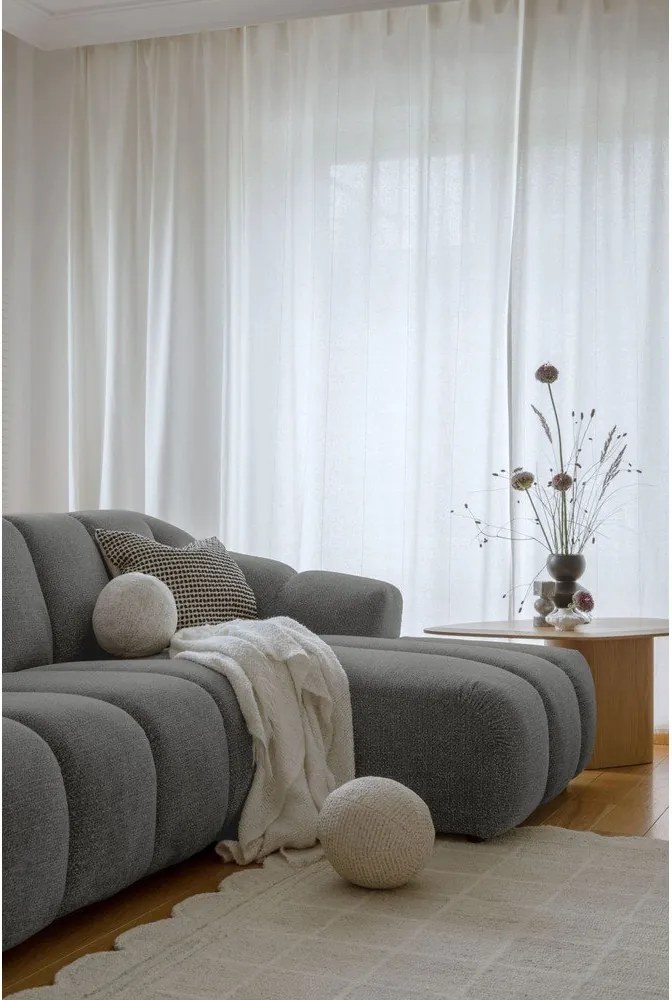 Divano angolare grigio (con penisola a destra/con chaise lounge) Shell – Miuform