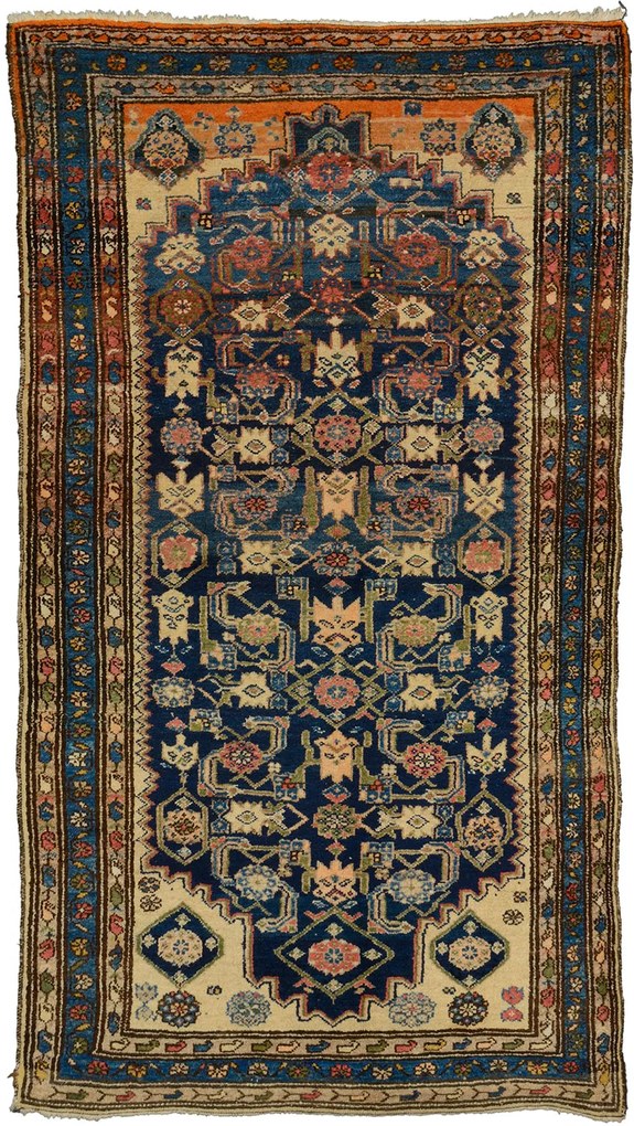 Afshar Tappeto 190x110 Turchese (Iran) Annodato A Mano