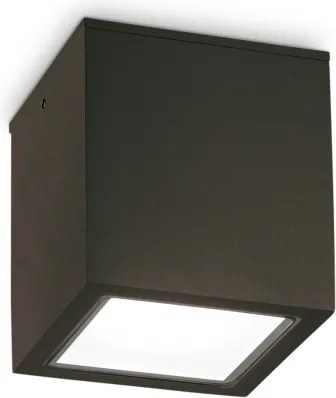 Ideal Lux - Faretto da esterno TECHO 1xGU10/20W/230V 9x9 cm IP54 nero