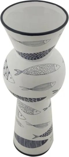 Vaso Ceramica Fish Tall Cm Ø 14X38,5