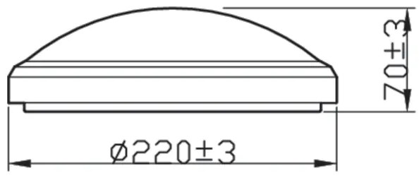 Philips - Plafoniera LED da bagno DORIS LED/6W/230V IP44
