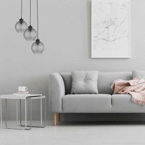 Lampadario a sospensione con filo DEVON 3xE27/15W/230V