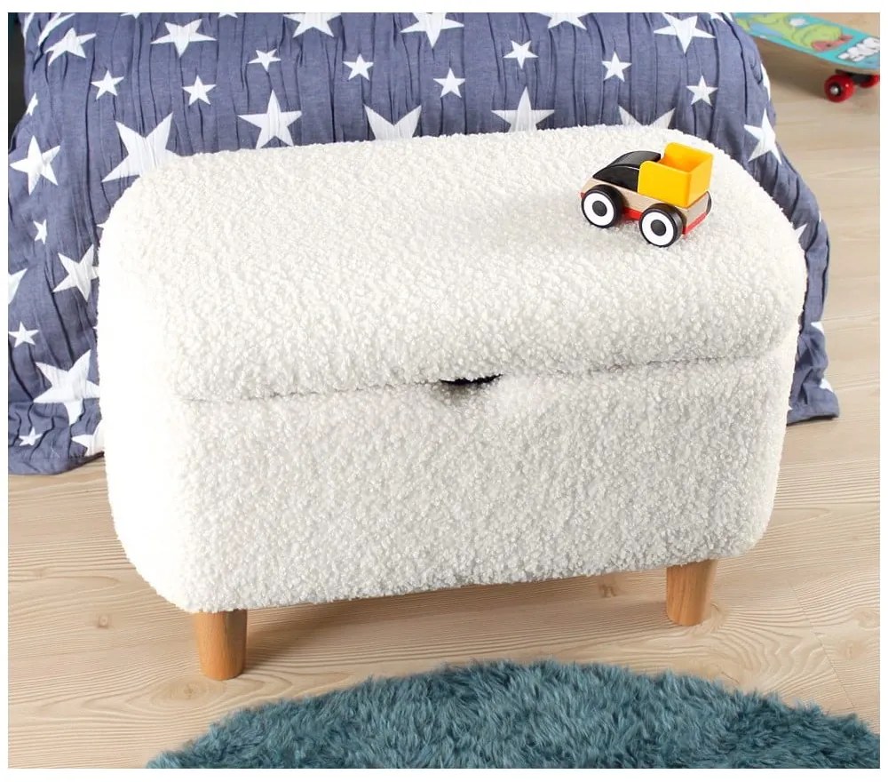 Pouf bianco per bambini Moouv - Artie