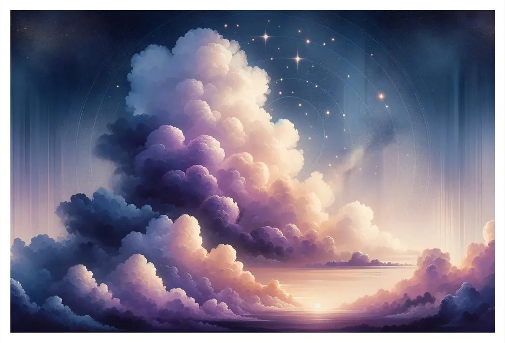 Quadro su tela – Nuvole da sogno