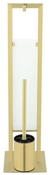 WENKO 26034100 - Set WC RIVALTA 18x70 cm acciaio inox/dorato/bianco/nero