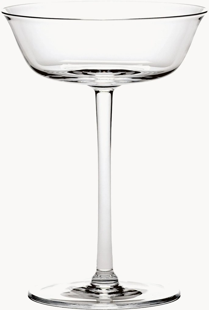 Set di 4 coppe da champagne in cristallo soffiato Grace