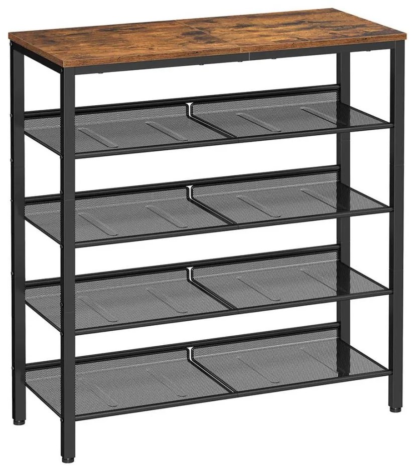 Scarpiera DAVOR marrone/nera