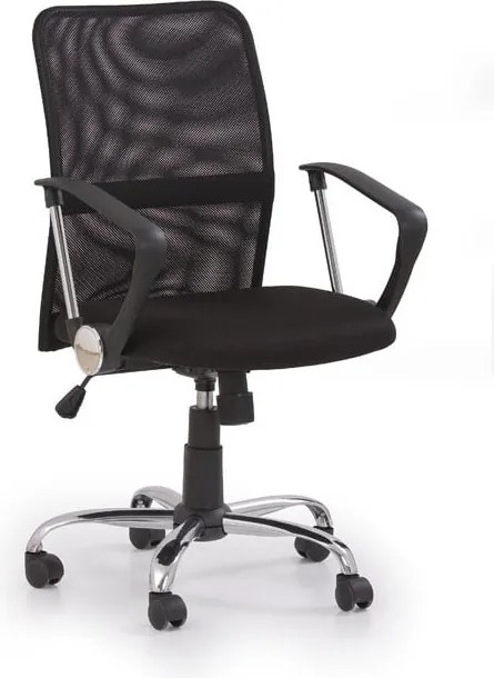 Sedia da ufficio Tony in nero