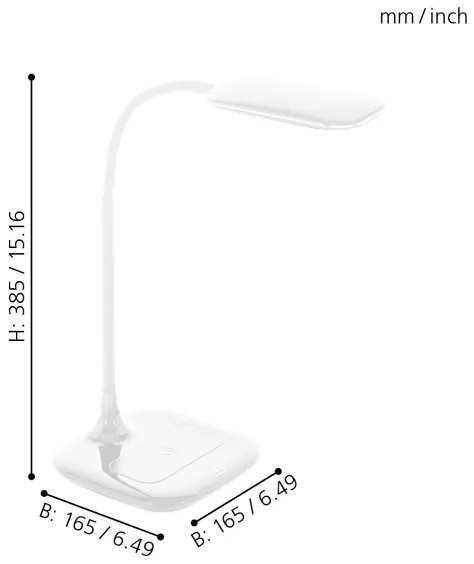 Eglo 98247 - Lampada da tavolo LED dimmerabile MASSERIE LED/3,4W/230V