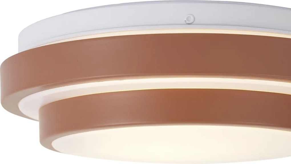Plafoniera moderna Sienna con bianco 25cm IP44 - Walden