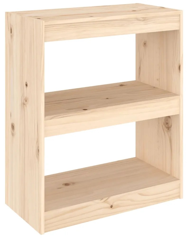 Libreria/Divisorio 60x30x71,5 cm in Legno Massello di Pino