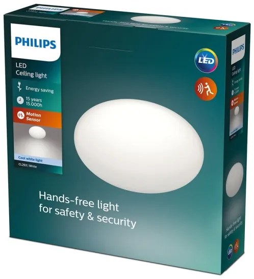 Philips - Plafoniera LED con sensore SHAN LED/12W/230V 4000K