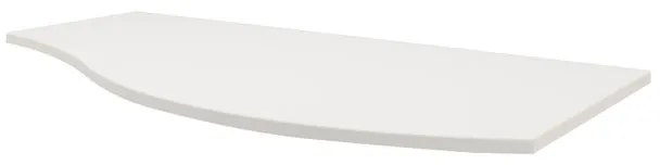 Top per lavabo Vague BADEN HAUS L 103 x H 1.6 x P 51 cm bianco mdf, sx