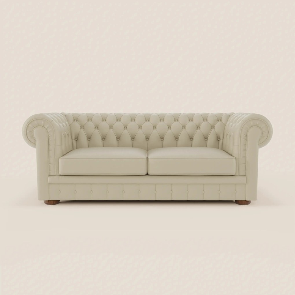 Chester – Divano Chesterfield in vera pelle spessorata 2 e 3 posti