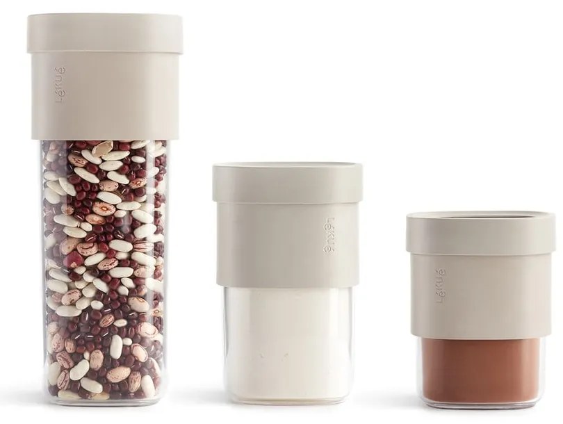 Set di contenitori per alimenti alimentari 3 pz – Lékué